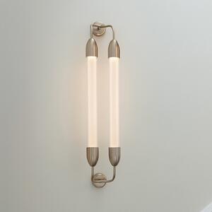 UMAGE aplică de perete Lemon Squeeze 2 becuri, lungime 94 cm, alamă, reglabil, Auriu / Alamă, Camera de zi / sufragerie, Metal, Design