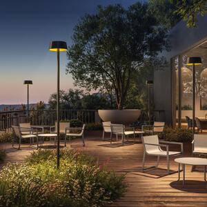 KLEWE LED lampă solară SUNDRESS antracit 250 cm țepușă de sol IP65, Negru, Aluminiu, Modern, Lumini solare