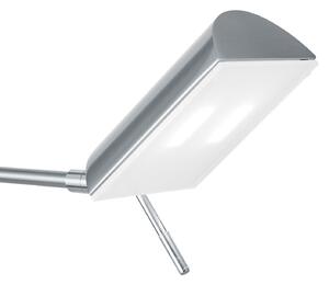 HELL Lampă de masă LED Graz, nichel mat, reglabil, Gri, Studiu / Birou, Metal