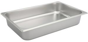 Tava gastronorm Pufo din inox pentru depozitare alimente, sosuri, inghetata, ideal pentru catering, restaurante, fast food, horeca, 53 x 33 cm