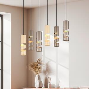 Trio Lighting Lampă suspendată Stream multicolor lungime 100 cm 6 becuri metal GU10, reglabil, Multicolor, Camera de zi / sufragerie, Metal, Modern