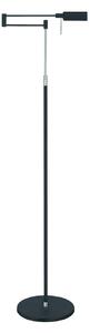 HighLight Lampadar LED New Bari, negru, înălțime 139 cm, metal, dimabil, reglabil, Negru, Camera de zi / sufragerie, Metal, Modern