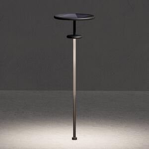 KLEWE LED lampă solară PLANET B antracit 160 cm țepușă de sol IP65, Negru, Aluminiu, Modern, Lumini solare
