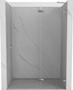 Mexen Lunar ușă de duș batantă dreapta 130 cm, transparentă, crom - 834-130-000-01-00-P
