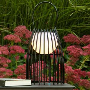 Lucide Lampă de masă LED Fjara, negru, reglabil, Negru, Metal, Modern