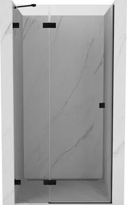Mexen Lunar ușă de duș batantă stânga 85 cm, transparentă, negru - 834-085-000-70-00-L
