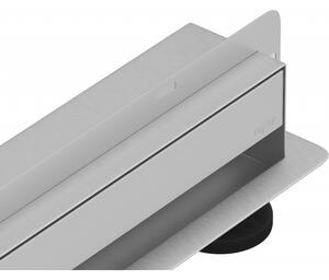 Mexen Flat Wall scurgere liniară de perete 2în1 50 cm, inox - 1030050