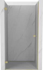 Mexen Lunar-B uși de duș batante stânga 65 cm, transparent, auriu periat - 832-065-000-55-00-L