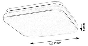 Rabalux 77181 - Plafonieră LED pentru baie LOWAR, 18W/230V, 3000/4000/6000K, IP44