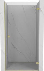 Mexen Lunar-B uși de duș pivotante dreapta 70 cm, transparent, auriu periat - 832-070-000-55-00-P