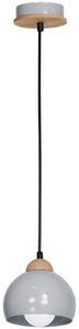 Pendul Dama Grey Milagro Modern, E27, Gri, MLP6340, Polonia