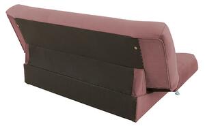 Canapea extensibila roz Viola, 3 locuri, 192X89X89 cm