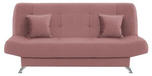 Canapea extensibila roz Viola, 3 locuri, 192X89X89 cm