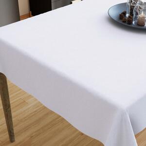 Goldea față de masă decorativă loneta - alb 100 x 100 cm