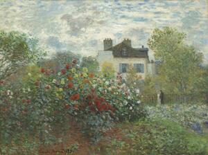 Reproducere The Artist's Garden in Argenteuil (1873), Claude Monet