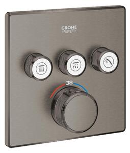 Grohe Grohtherm SmartControl baterie cadă-duș ascuns cu termostat Brushed Hard Graphite 29126AL0