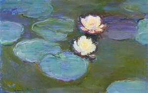 Reproducere Waterlilies, Evening, Claude Monet