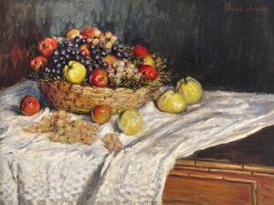 Reproducere A Bowl of Apples (1880), Claude Monet
