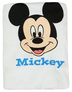 Cearșaf Mickey Mouse cu elastic (alb)