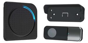 Sonerie wireless la priză 1L67, 200m, learning code, negru