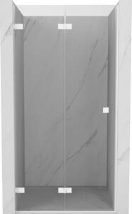 Mexen Lunar-F ușă de duș pliabilă stânga 60 cm, transparentă, albă - 836-060-000-20-00-L