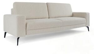 Canapea cu funcție de dormit Elentio - bej boucle Baloo 2074
