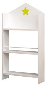 Biblioteca FLY170106, Gauge Concept, 50x15x80 cm, PAL, alb