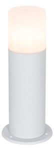 Lampa de exterior in picioare alb cu abajur opal 30 cm IP44 - Odense