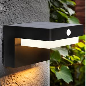 Aplică LED solară cu senzor Solight WO7201 PALERMO LED/5W/2000 mAh IP54