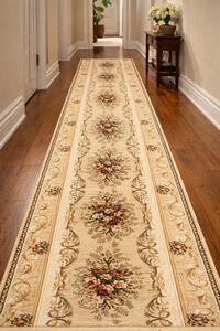 Traversa Hol, Model Clasic 535, Festonata, Latime 100 cm, Crem 100 x 900