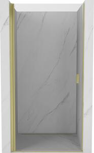Mexen Mist-B uși de duș batante 85 cm, transparent, aur periat - 8A2-085-000-55-00