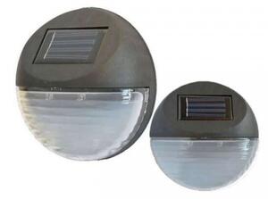Polifach 2 LED Garden Solar Wall Light 11cm (P-111) #black