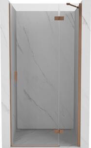 Mexen Mist-H ușă de duș batantă dreapta 70 cm, transparent, cupru periat - 8A5-070-000-65-00-P
