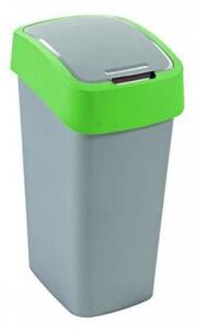 CURVER Coș de gunoi selectiv facturabil, plastic, 45 l, CURVER, verde/gri