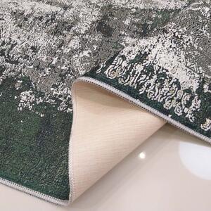 Covor elegant cenușiu-verde pentru sufragerie Lăţime: 160 cm | Lungime: 220 cm