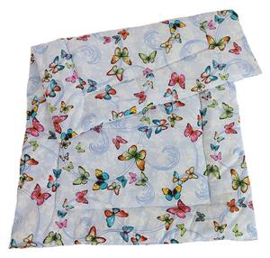 Pilota copii, fluturasi an, 70x100cm, bumbac100%