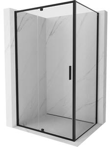 Mexen Exo cabină de duș cu ușă batantă 105 x 70 cm, transparentă, neagră - 819-105-070-70-00