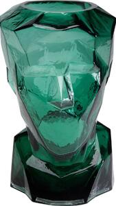 Vaza Prisma Face Verde 30 cm