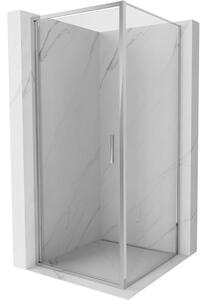 Mexen Exo cabină de duș batantă 85 x 85 cm, transparentă, crom - 817-085-085-01-00