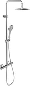 Villeroy & Boch Verve Showers set de duș perete cu termostat cu duș de ploaie crom TVS10900500061