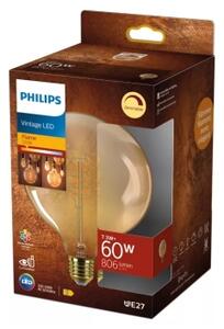 Bec LED dimabil Philips Vintage G125 E27/7,3W/230V 2200K