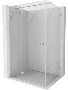 Mexen Lunar T cabină de duș batantă stângă 120 x 90 cm, transparent, crom - 834T-120-090-01-00-L