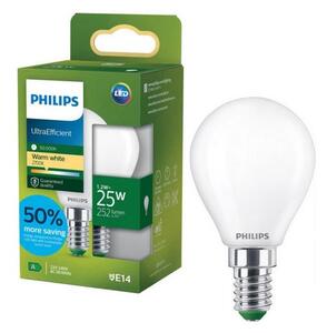 Bec LED Philips ULTRAEFFICIENT P45 E14/1,2W/230V 2700K