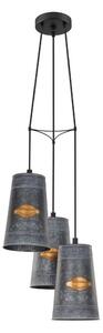 Eglo 43108 - Lustră pe cablu HONEYBOURNE 3xE27/60W/230V
