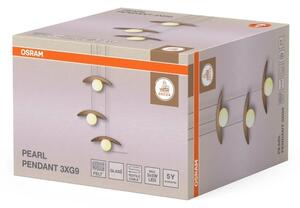 Osram - Lustră suspendată pe cablu DECOR PEARL, 3x G9/5W/230V, bej
