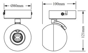 Osram - Spot SPHERAL 1xGU10/6W/230V alb