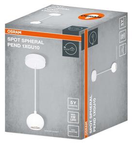 Osram - Pendul pe cablu SPOT SPHERAL 1xGU10/6W/230V, alb