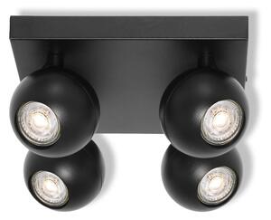Osram - Spot SPHERAL 4xGU10/6W/230V negru