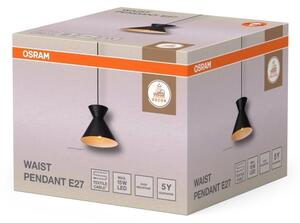 Osram - Lampă suspendată cu cablu DECOR WAIST 1xE27/40W/230V, neagră