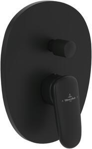 Villeroy & Boch Antao baterie cadă-duș ascuns negru TVT111001000K5